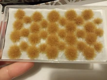 Césped estático de 40x5mm, pequeño paisaje de flores, modelo de ferrocarril, juego de guerra