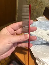 Peine de acero inoxidable para mascotas, cepillo de Belleza del cabello Multicolor, eliminador de pulgas, suministros profesionales de aseo