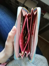 Carteras geométricas de lujo para mujer, monederos de cuero con cremallera, diseño de borla, billetera larga, monedero, tarjetero