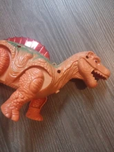Dinosaurio eléctrico que camina, juguete de dinosaurios brillantes con sonido, modelo de animales para niños, regalo interactivo