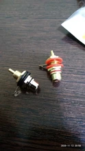 Plug Connector-Panel Mount Audio-Socket Chassis Gold-Plated Rca-Jack 1pair with Nut-Solder-Cup