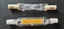 Spotlight Glass-Tube R7S Halogen-Lamp Cob-Lamp-Bulb 118mm 78mm 230V 220V 100W 5W 240V