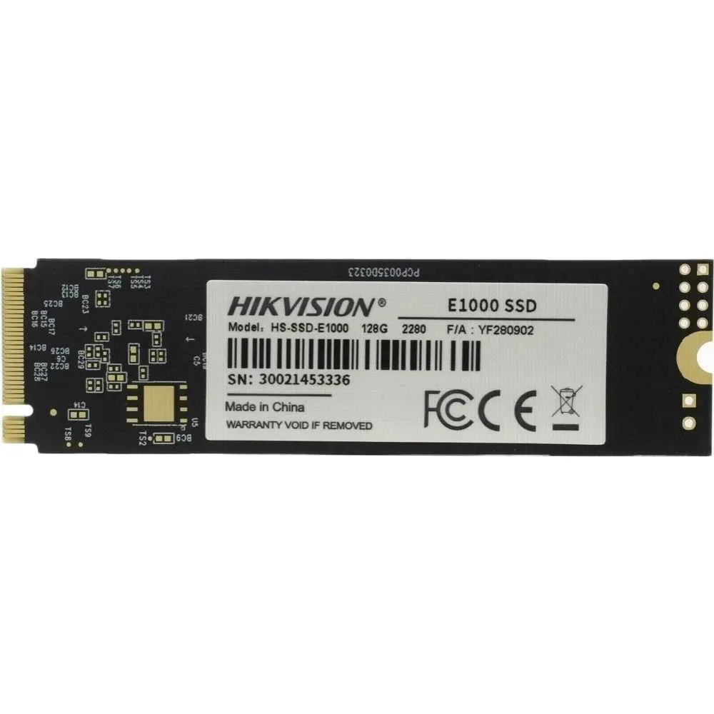 Disque dur interne SSD Hikvision E1000 NVMe M.2 2280 Gen3 PCIe 1