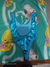 Bañador de látex sin mangas para mujer, de corte alto traje de baño, aspecto húmedo, charol, Tanga corporal, ropa de baño, gimnasia, bañador Maillot