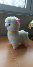 Muñeco de felpa para bebé, de 25cm Animal de peluche, colorido, de Alpaca, suave, de algodón, para el hogar, Mate durmiente
