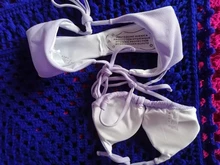 GNIM-Bikini brasileño de dos piezas para mujer, de dos piezas con espalda descubierta traje de baño, estilo triangular, ropa de playa, 2020