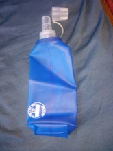 250/500ml de silicona botella de agua para senderismo Tpu deportes botella suave plegable corriendo bolsa de agua de botella de agua para senderismo