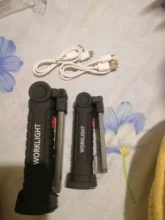 Flashlight Hanging-Hook-Lamp Working-Light Magnetic-Torch Rechargeable Outdoor Lanterna