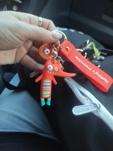 Llaveros de cocodrilo a la moda, llavero con zorro Original, muñeco de erizo de dibujos animados, colgante de anillos de llave, novedad de 2021