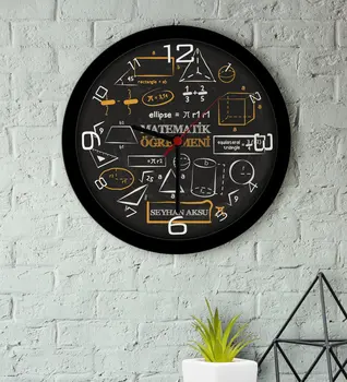 

Personalized Math Teacher Wood Wall Saati-10