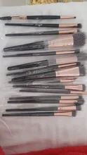 Anmor-Juego de brochas de maquillaje, para base de sombra de ojos, colorete en polvo, delineador de ojos, pestañas, labios, herramienta cosmética, 4-16 Uds.