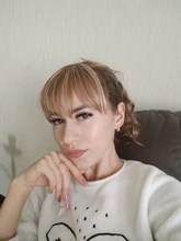 SHANGZI-Peluca de cabello sintético con flequillo, de pelo Natural con flequillo postizo, color negro, marrón claro, alta temperatura