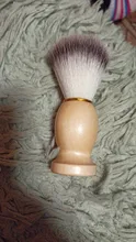Brocha de afeitar para hombre, herramienta de afeitar con mango de madera, 2020