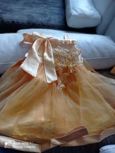 Vestido de princesa bordado de seda para niña pequeña, vestidos elegantes de flores para fiesta de invierno, Navidad y Halloween