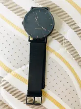 Reloj de cuarzo de malla de acero inoxidable para hombre, elegante, ultrafino, de negocios, gran oferta, 2021