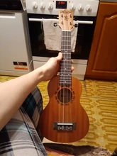 Aiersi-ukelele de caoba de 21 pulgadas, Soprano, gecko, instrumento musical de regalo, mini guitarra hawaiana de 4 cuerdas