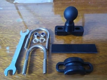 Base de montaje de riel de manillar de motocicleta, Base de 1 pulgada para Gopro, cámara, teléfono inteligente, Garmin, Sony, RAM, G6KC, u-bolt