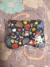 [Simfamily]-almohada para recién nacido, soporte para el sueño, dibujos animados cóncavos, cojín moldeador impreso, previene la cabeza plana