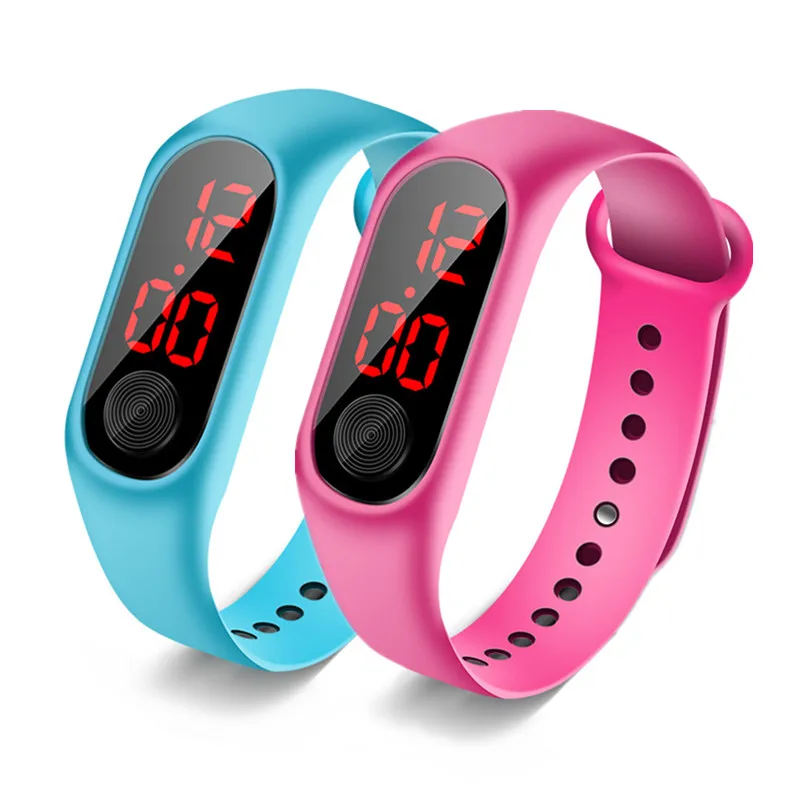Reloj Digital para niños, pulsera electrónica LED, resistente al agua, de moda deportiva, informal, elegante