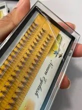 Extensiones de pestañas de extensión, 60 mechones de pelo Natural y grueso, Faux cils, Envío Gratis