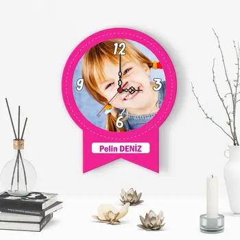 

Personalized Decorative Children Wall Clock-(K-67)