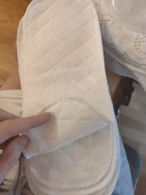 10 Uds suave reutilizables pañal de tela para bebé forro protector para pañales 3 capas de algodón lavable bebé