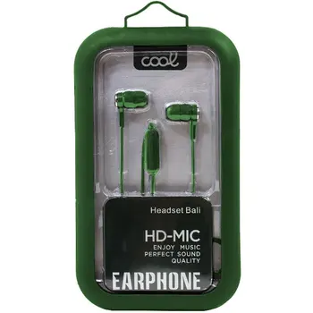 

3,5mm COOL Bali Stereo headset with Micro green