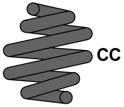 Coil spring OPEL ASTRA 1 2/1 6/1 8 TYPE G B 08/1998-03/2004 MAXTRAC MC0315 | Автомобили и мотоциклы