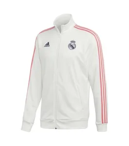 Adidas Real Madrid 3S men's sweatshirt, white/pink, GH9996