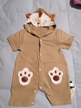 Mono infantil de algodón con estampado de animales para niño y niña, peleles de dibujos animados para recién nacidos, material barato, productos para bebé 2021