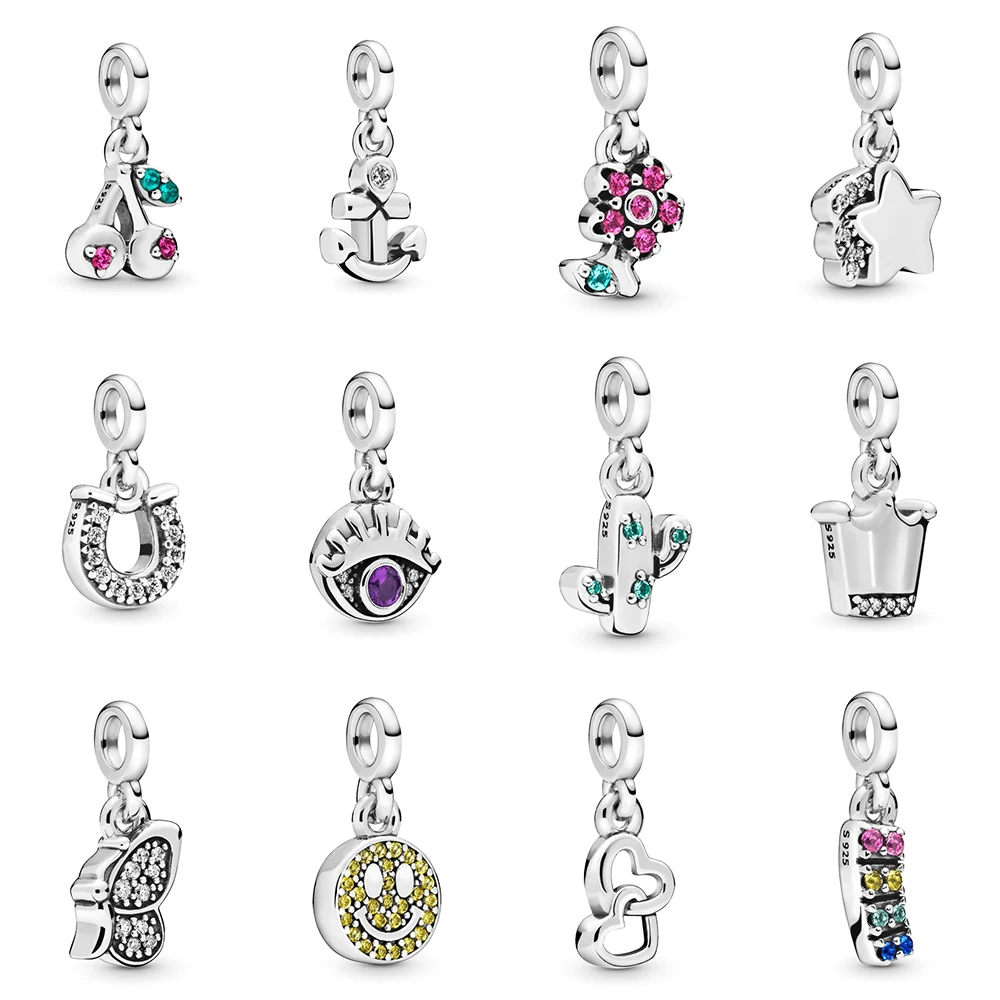 

New Classic Fashion Me Series Fantasy Unicorn, Bumblebee, Blue, Colorful Eyebrow Women Pendant Diy Original Jewelry Simple Gift