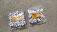 Cord-Tie-Holder Cable-Clips Cable-Management CAT6 Electrical-Wire RJ45 10mm 100PCS Round
