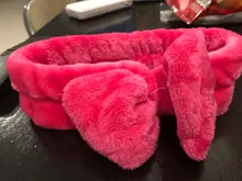 Diadema elástica para lavarse la cara maquillaje para mujer, diadema para balneario Coral blando, lazo de lana, accesorios para el cabello