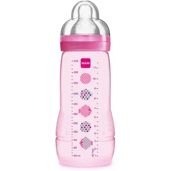 

MAM Easy Active 2nd Years Decorated-330ml-from 6 months-Flow Nipple X-Pink