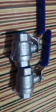 Stainless-Steel Ball-Valve Vinyl-Handle Female SS304 BSPT with 1-1/2-2P Full-Port 3/8-