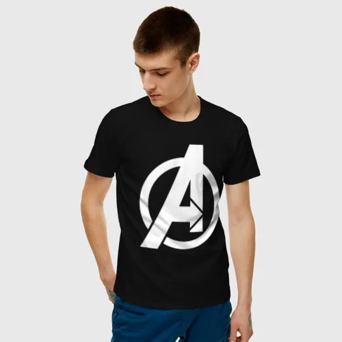 "Avengers logo" картинка футболки, футболки мужские / женские, выкройка рубашки, рисунки на футболках, индивидуальные футболки