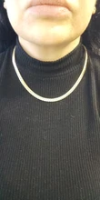 Chain Necklace Fashion Jewelry 925-Sterling-Silver 18k Gold AGLOVER Full-Sideways Women