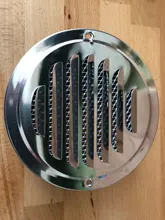 Air-Vent Grille Ducting Ventilation Exterior-Wall Round Stainless-Steel 160/180/200mm