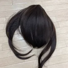 Bangs Hair-Extensions Hair-Piece Fringe Clip-On Synthetic-Hair-Bangs Fake Women AILIADE