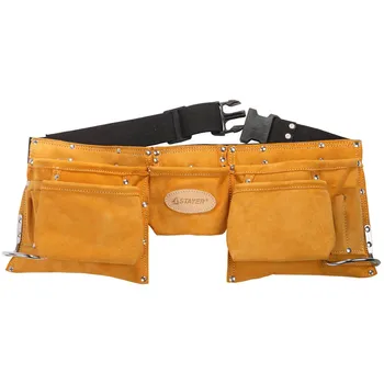 

Tool Belt STAYER 11 pockets, leather, loop (bracket) for a large tool 38520