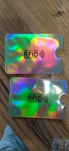 Anti Rfid para tarjetas de crédito, funda protectora portátil para tarjetas de identificación, 2 unidades