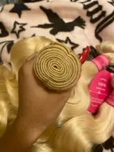 Luduna 613 rubia mechones pelo brasileño de la onda del cuerpo del pelo de mechones 1/3/4 ofertas de extensiones 100% cabello humano para mujer Remy de la extensión del pelo