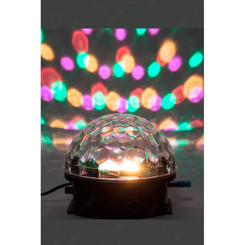 Музыкальный диско-шар LED Crystal Magic Ball Light с ДУ