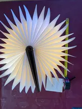 Table-Lamp Desk Led-Book Night-Light Wooden Magnetic Home-Decoration Foldable Creative