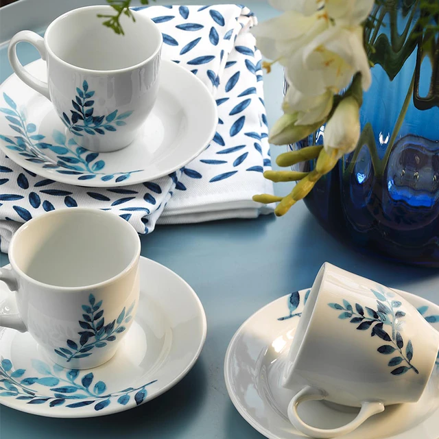Turkish Coffee Cup Set by Kutahya Porcelain