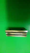 Rare-Earth Powerful Magnets Square Countersunk 50x10x5mm N35-Block Double-Hole 50--10--5-5-5mm