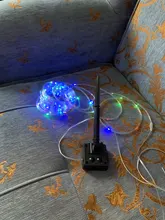Rope-Tube Garland String-Lights Yard-Decoration Christmas Solar-Powered Garden Outdoor