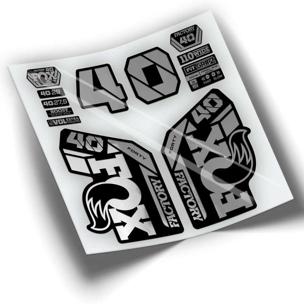 Fork Replacement Decal Sticker For Fox 40 Heritage 2015 Factory Series – Green Glossy