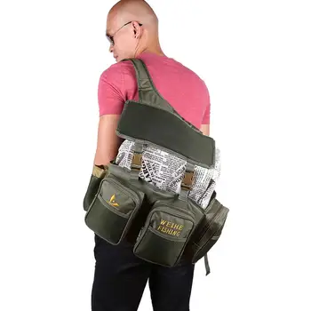 

Multifunctional Fishing Bags Nylon Bait Box Storage Waterproof Package Lure Pack Carp Fishing Tackle Backpack Pesca Dropshipping