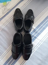 Zapatos de charol para niñas pequeñas, calzado escolar de Oxford a la moda, con plataforma, planos, color negro, para primavera y otoño